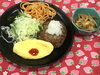 「本日のAランチは　和風ハンバーグ」