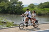 「京都亀岡市タンデム自転車サイクリング」