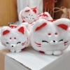 白キツネぬいぐるみに新たな仲間