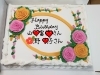 キレイな薔薇のケーキです「お誕生会」