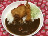 「本日のAランチは　エビフライ&エビカツカレー🍛」