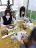 クリスマスリース作成中！「最近増えてます！」