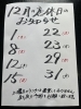 「１２月の店休日のお知らせです」