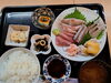 刺身盛り合わせ定食、小鉢3品付き　2000円「刺身盛り合わせ定食、小鉢3品付き　2000円」