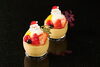 ミニプリンアラモード「クリスマス期間のケーキご紹介  PATISSERIE lyulyu 江戸川区 瑞江」