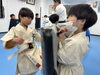 寒さに負けず、子供たちは元気一杯😄「12/10(火) の稽古風景≪ 明石/空手/スポーツ/運動/幼児/小学生/お稽古/習い事≫　」