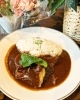 トロトロ牛すじとナスの欧風カレー「12/12.  ランチメニュー」