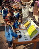 もち米を観察したみたよ「お餅つき大会」