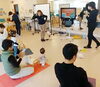 「new親子英語クラス　体験中」