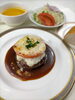 ミラノ風ハンバーグ「   ○・。＊　週替わりアザレアランチ　＊。・○」