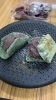 見た目もおいしいあんこ草もち「お餅の王様です！」