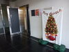 会場入口「Xmasコンサート終演♪」