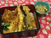 「本日のAランチは　特製天丼」