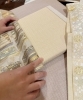 色合わせを考えながらものづくりをしています「雛人形の飾り台、着物や帯で作るオリジナル畳台を制作しています」