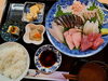 上刺身盛り合わせ定食　2500円「年末年始、営業のお知らせ」