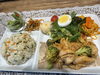 ある日のランチです！明日も新鮮野菜🥦たっぷりです「明日6日より開店です😊」