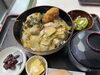 「かき丼始めました🦪✨」
