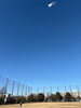 すごく高く上がっています！「凧上げ大会」