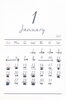1月の予定「1月の予定」
