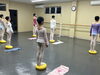 身体作り「バレエは身体作りから始まります」