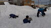 「雪遊び⛄️【札幌市北区デイサービスこぱんはうすさくら札幌太平教室】」
