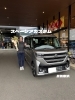 スペーシアカスタム納車式🚗🤍「スペーシアカスタム納車式🚗🎊スペーシア大人気です😊👍」