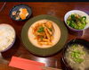 今日明日の魚定食です「毎週金、土曜はスカラ座でランチ　」