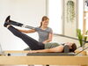レッスン風景「ボディラインを変えたい方！船橋駅近くのプライベートレッスンならRurfe pilates へ」