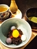 大人の抹茶ぜんざい　980円（税込）「1月26日(日)の南海放送 「もぎたてテレビ」に『ふるーつ×和食材 しおりや』さんの新メニューが紹介されます🍵」