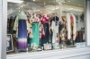 「店舗前に卒業袴展示中♪　沢山着物が並んでいるのが目印です♬　★むらまつ衣裳店★」