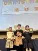 左から金子紗也さん・村林美羽さん・黒岩乃瑛さん「そろばんクリスマスカップ2024の小学3.4年生の部 団体競技で日本一を獲得しました|Sanraku Soroban School 日本橋校」