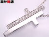 「グッチ 美品 セパレートクロス ダイヤ ネックレス 750 K18WG ホワイトゴールド  送料無料 販売中！ 玉や質店 千葉 市川市 本八幡」