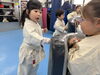 初級クラス。キッズ生も真剣に稽古😊「1/30(木)の稽古風景≪ 明石/空手/スポーツ/運動/幼児/小学生/お稽古/習い事≫　」