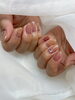 ぷちハートネイル「ネイルの楽しみ方❄️🍫´-  バレンタインネイル/冬ネイル💅【村上市のネイルサロンNana nail.】」