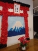 手作り富士山・・・かがやきに降臨🗻パチリ📷「丘の上の小さな家に『富士山降臨💕』 じゃ~ん🗻」