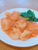 人参トマト海老チリソース「2/4 Today’s Special 人参トマト海老チリソース　日替わり　おすすめ　ランチ　夜ご飯　木更津　中華　金龍」