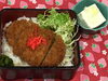 「本日のAランチは　たれカツ丼」