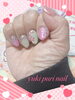 ひな祭り🍑ネイル「初回持ち込みデザイン4800円【札幌北区北24条ネイルサロン　yuki puri nail】」