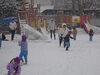 みんなで雪合戦！「雪で遊んだよ♪」