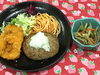 「本日のAランチは　和風ハンバーグ」