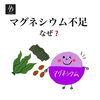 「マグネシウム不足⁉️ 」
