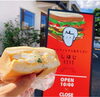 店舗にお越しの際は赤い看板が目印！「2/14　今日は2カ所で販売します！｜大分市サンドイッチテイクアウト🥪｜しほじ1111」