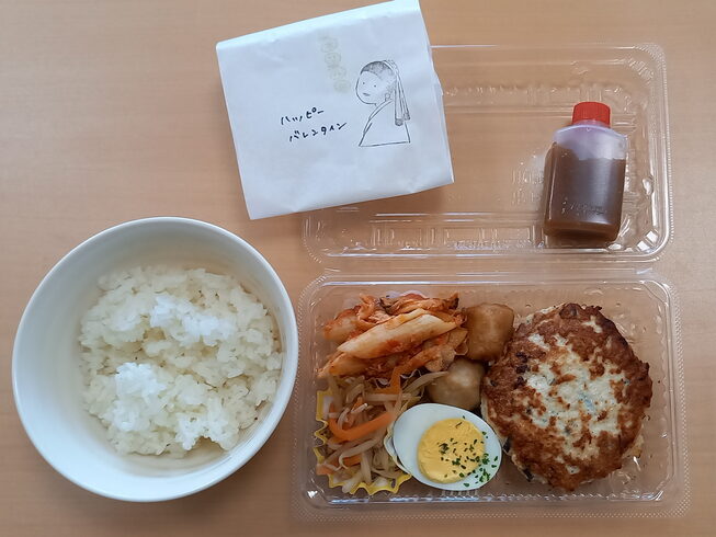 保護者の方の手作りお弁当です!「ステキなサプライズがありました( ≧∀≦)ノ」