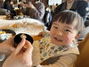 赤ちゃんビュッフェ（離乳食試食会）「地域まるごと子育てイベント、たくさんの方にご来場いただきました。ありがとうございました。」