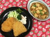 「本日のAランチは　ミックスフライと麻婆豆腐」