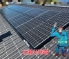 本日の作業～太陽光発電「太陽光発電～発電してま～す🙌」