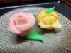 完成!みかんと薔薇の練り切り「ナラシドまちゼミ報告です【習志野市 実籾駅から徒歩2分、手打ち蕎麦とシフォンケーキなら、そばカフェ雅やへ】」