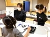 「書道教室2月19日の様子　Studio Be-WING スタジオ ビーウイング」