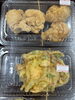 鶏の唐揚げと野菜のかき揚げ「本日は⤴︎⤴︎DAY」