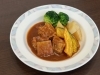 「【週替わりメニュー】骨付き牛バラ肉の煮込み」